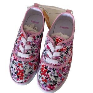 Gymboree Girls Floral Canvas Size 10 Sneakers Shoe
